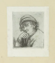 Man with hand under his chin