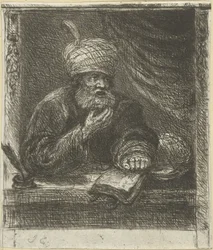 Man with Turban at a Writing Desk