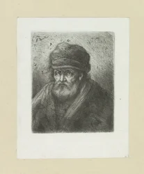 Old Man with Beard and Cap