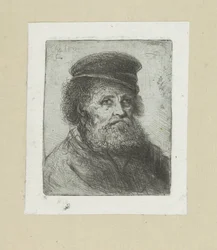 Old Man with Beard and Cap