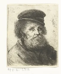 Old Man with Beard and Cap