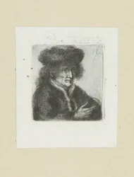 Adult Man with Fur Hat (The Compleat Work of Etchings by John Chalon)