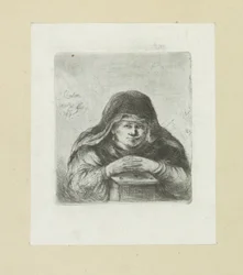 Woman Above a Stove