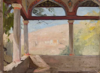 Altana of Maria Potocka in Bakhchysarai. From a Journey to Crimea