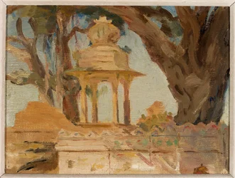 Indian Hiesa Shrine in Udaipur. From a Journey to India