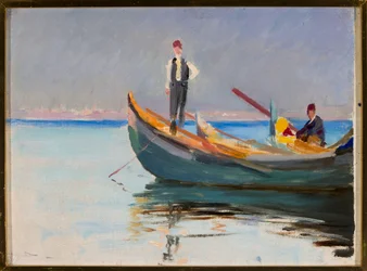Boats on the Sea. From a Journey to Constantinople
