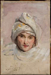 Study of a Head for the Painting "Symbolic Dance"