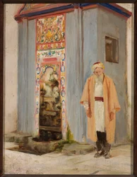 Native by the Fountain in Bakhchysarai. From a Journey to Crimea