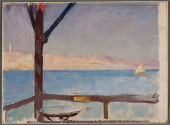 View of Constantinople from a ship. From a journey to Constantinople