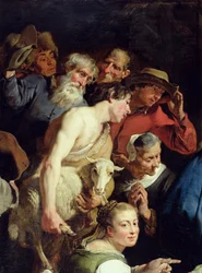 The Adoration of the Shepherds (detail)