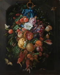 Festoon of Fruit and Flowers