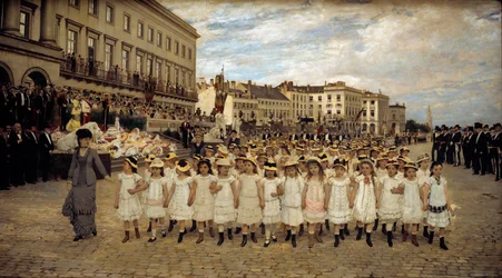 The Parade of the Schools in 1878