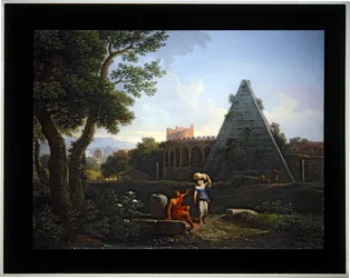 Set of Four Capriccio; (3) Pyramid of Cestius