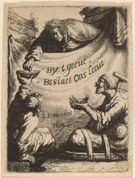 Title Page: Two Cripples Receiving Alms