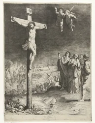 Christ on the Cross with Mourning Mary and John