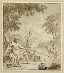 Mythological Birth of a God or Demi-God from a River