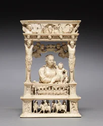 Virgin and Child in an Architectural Frame