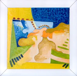 Biological Forms in a Square within a square, 2006