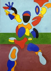 The Athlete, disintegrating at the Moment of his Triumph, 2007