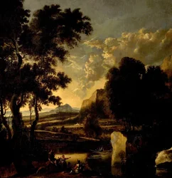 Landscape with Figures in the Foreground