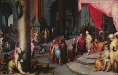 Joseph Presents His Father and Brothers to the Pharaoh, c.1590
