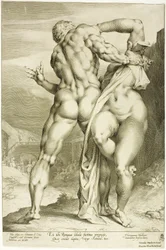 The Rape of a Sabine Woman, View from Behind