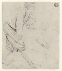 Study of a Man Playing Skittles