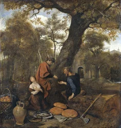 Erysichthon Sells His Daughter Mestra