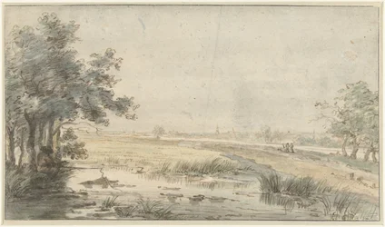 Landscape with an Angler by the Water