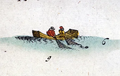 Herring Fishermen from the Atlas of Jansson Janssonius