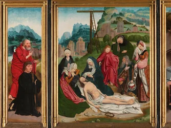 Triptych with the Lamentation