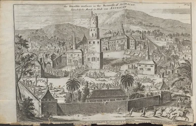 The Stepan Razins riots in Astrakhan From: Drie aanmerkelyke reizen, 1675