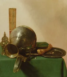 Still life with an overturned jug