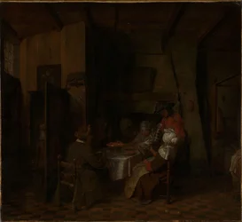 A Family Meal in a Peasant