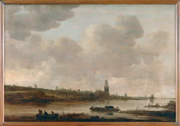 View of Rhenen on the Rhine with St. Cunera Church