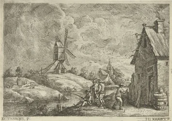 Landscape with Inn and Mill