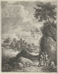 Landscape with Travelers and Two Shepherds
