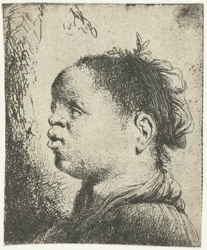 Bust of a Black woman - Head of a Moorish woman