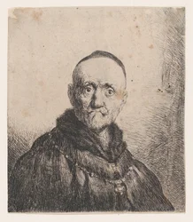 Bust of an Old Man, Frontal, 17th Century
