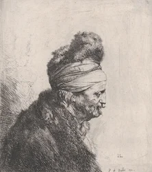 Bust of an Old Man Wearing a Fur Cap, ca. 1631