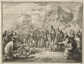 Christ heals a possessed child