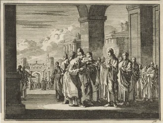 Christ in Debate with the Pharisees about the Tax to Caesar