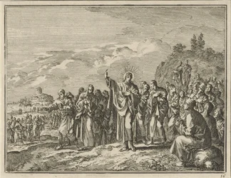 Christ Preaching to a Crowd in the Open Air