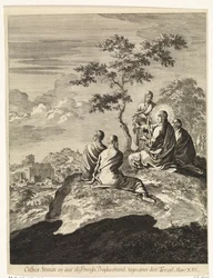 Christ Speaks with Peter, James, John and Andrew on the Mount of Olives