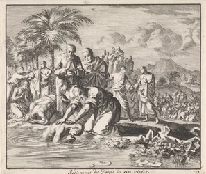 Baptism of New Believers in a River