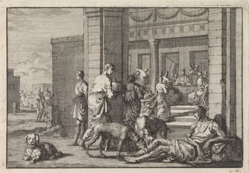 Lazarus Begging at the Rich Man