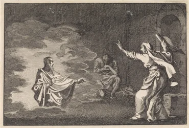 Saul with the Witch of Endor