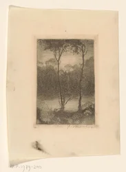 Two Trees by the Water