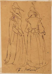 Skarbczyk. Two Women in 17th Century Dutch Costumes
