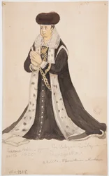 Costume Studies from the 17th Century - Katarzyna Zwielżyna Zarczyńska from the Franciscan Church